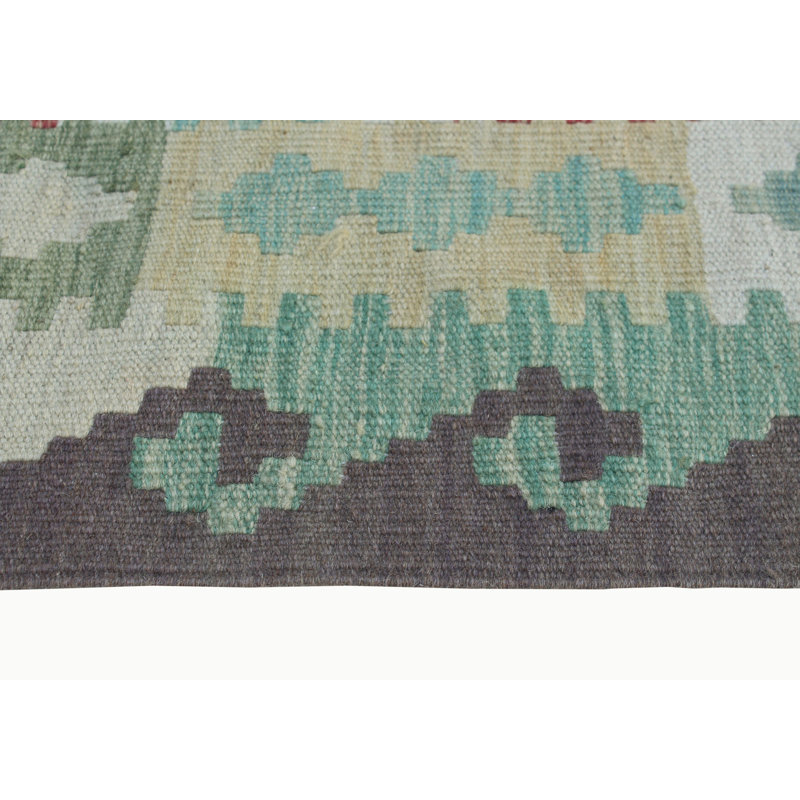 Sun Faded Flatweave Zach Red Runner