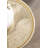 Carling Round Metal Drink Table with Ornate Candlestick Design-665167458