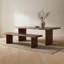 Lila Dining Bench Large Brown-1685843084