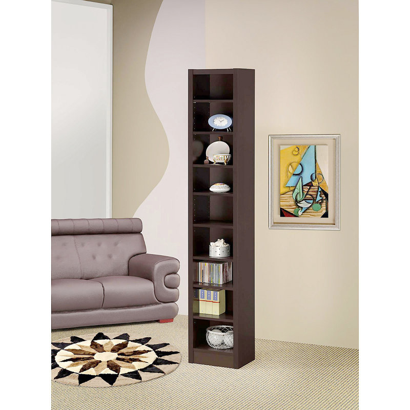 Cappuccino Bookcase, Bookshelves, Wood Shelves, Tall Bookshelf, Black Bookcase