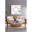 Miroir mural 48 po x 48 po de style antique avec cadre en miroir