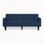 Velvet Futon Couch-1275044729