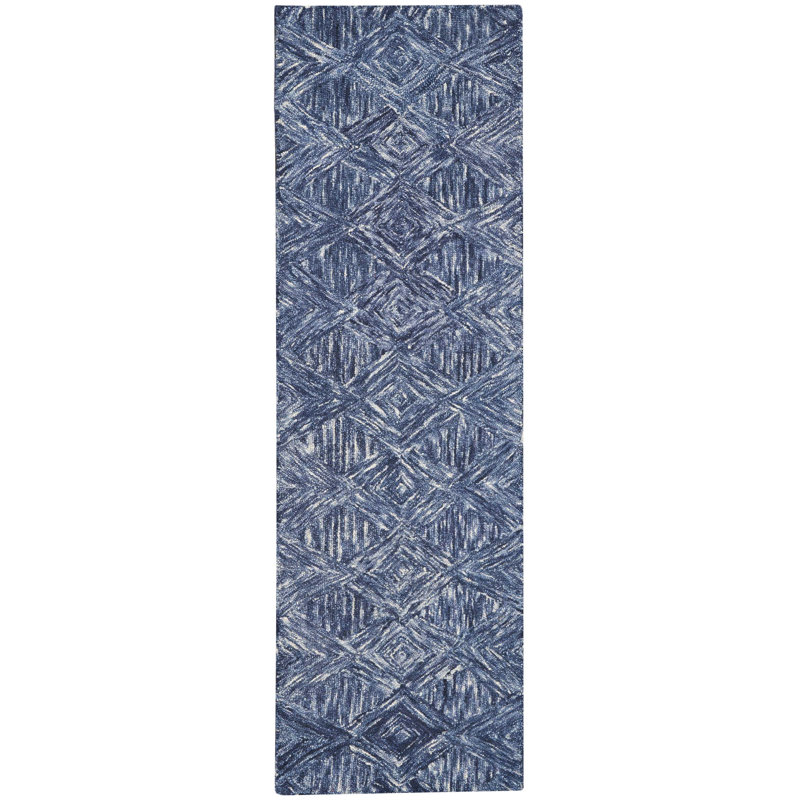 Divernon Geometric Indoor Rug, Runner 2'3" x 7'6"