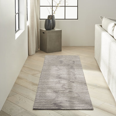 CK010 LINEAR Striped Hand Woven Area Rug