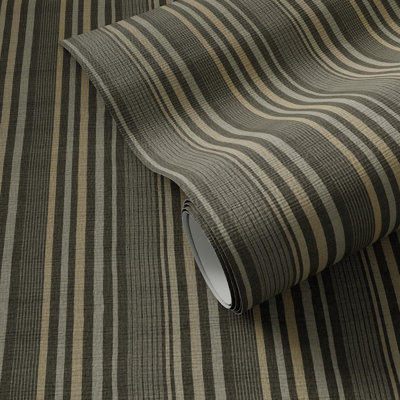Yarn Dyed Stripe Striped Wallpaper