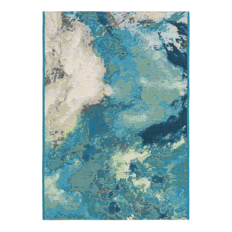 Keazia Indoor/Outdoor Area Rug, Rectangle 2' x 3'1"