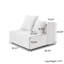 Chaise sans accoudoirs en tissu Kay-503094563