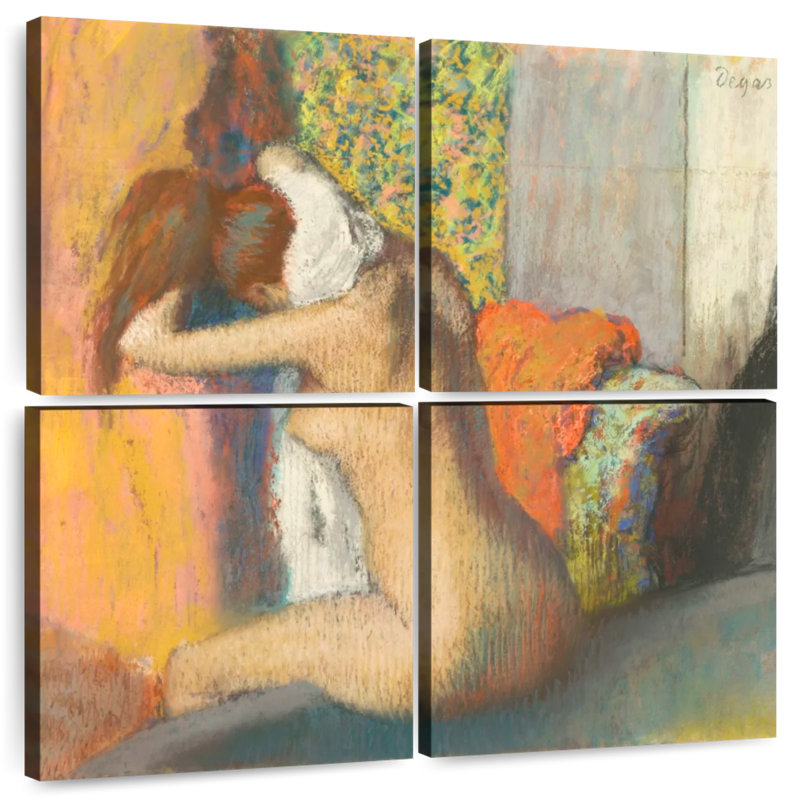 After The Bath 1898, 57" H x 57" W