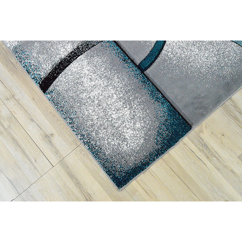Mccampbell Performance Abstract Indoor Rug, Rectangle 5'3" x 7'6"