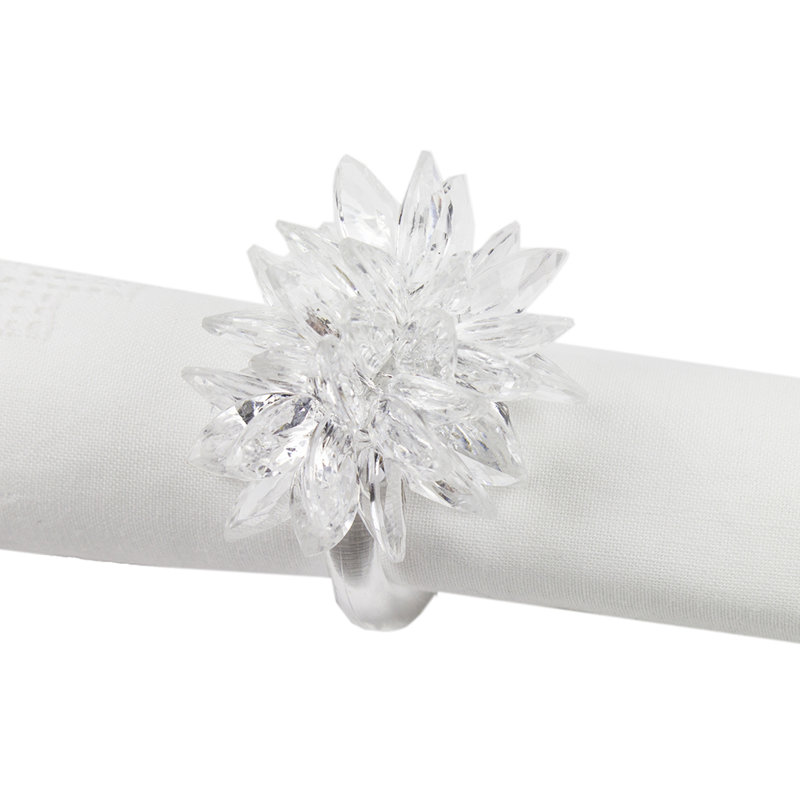 Rond de serviette, Blanc