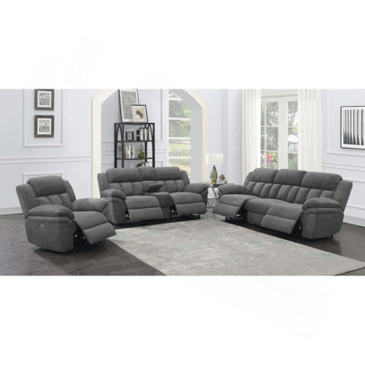 Charcoal Upholstered Power Sofa（Includes only one sofa）