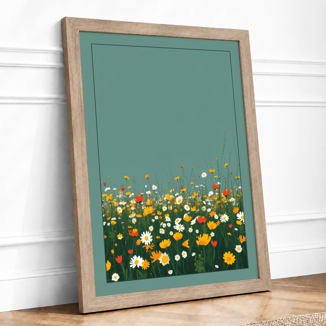 Meadow Bloom Botanical - Framed Print