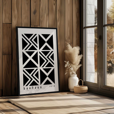 «Triangle Bauhaus Grid», reproduction sur toile
