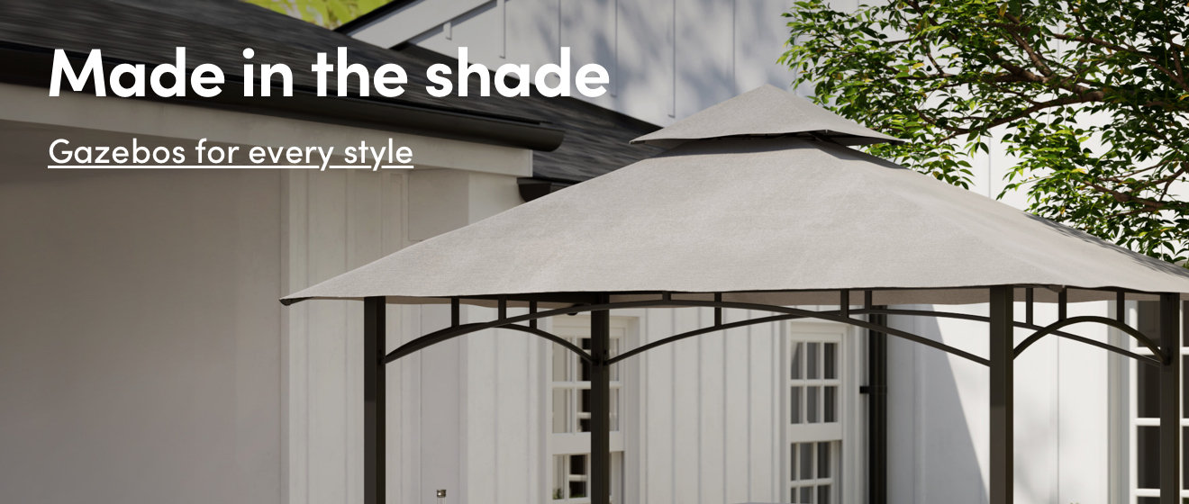 Made in the shade. Gazebos for every style