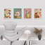 «Christmas Decor Season Porcupine Tree Star», impression sur papier 4 pièces-97770464-97770465