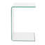Paseo Glass Top C Table End Table