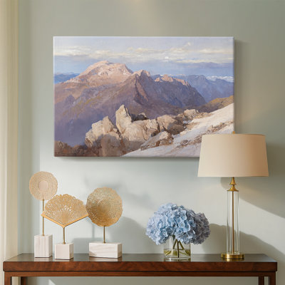 Mountain Landscape-Edward Theodore Compton-Gallery Wrapped Canvas-1900