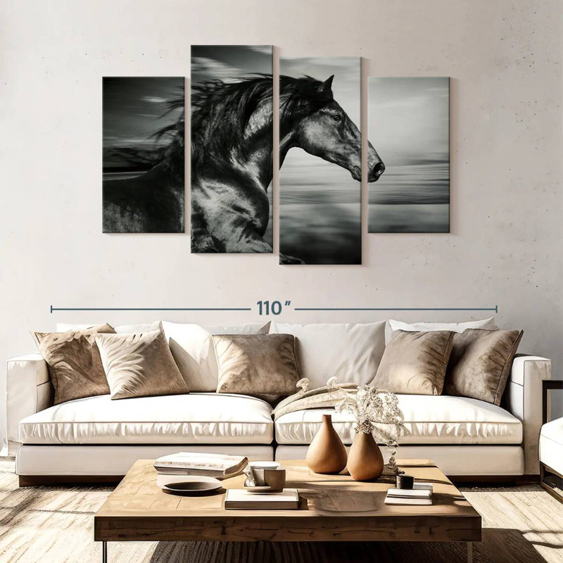 Thoroughbred, 54" H x 84" W