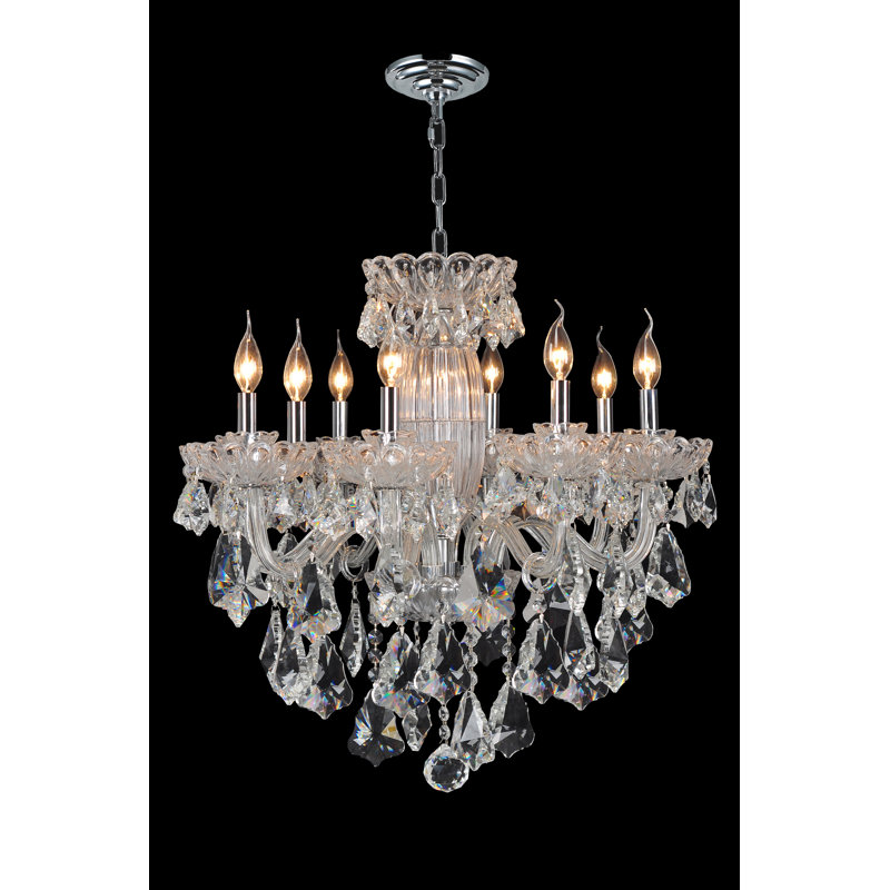 Lustre empire 8 lumières façon bougie
