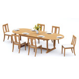 Osborne Outdoor - Piece Teak Dining Set