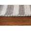 Tapis oriental rayé en laine Gabbeh noué à la main 5 x 7