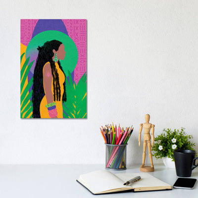 Loc’d In Love by Sagmoon Paper Co. - Wrapped Canvas Painting