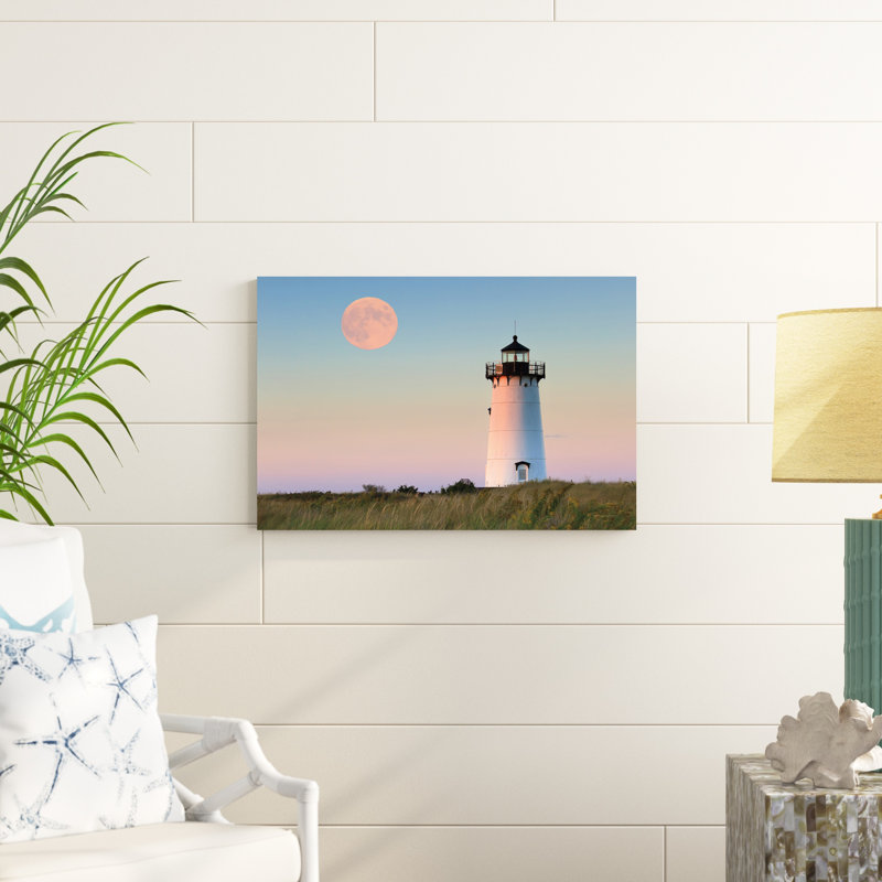 Lune au-dessus de Marthas Vineyard, H 20 po x l 30 po x P 1,25 po