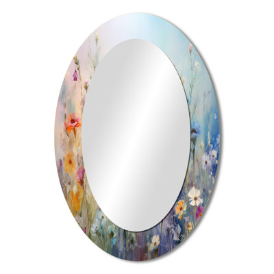 Leavens - Floral Metal Mirror