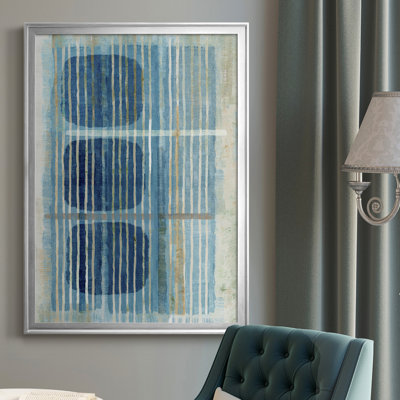 «Blue Blue Horizon II», toile encadrée de qualité supérieure - prête à être accrochée