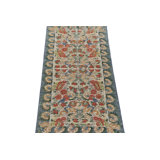 Rug & Kilim’S Classic Runner In Red Floral Patterns On Off-White