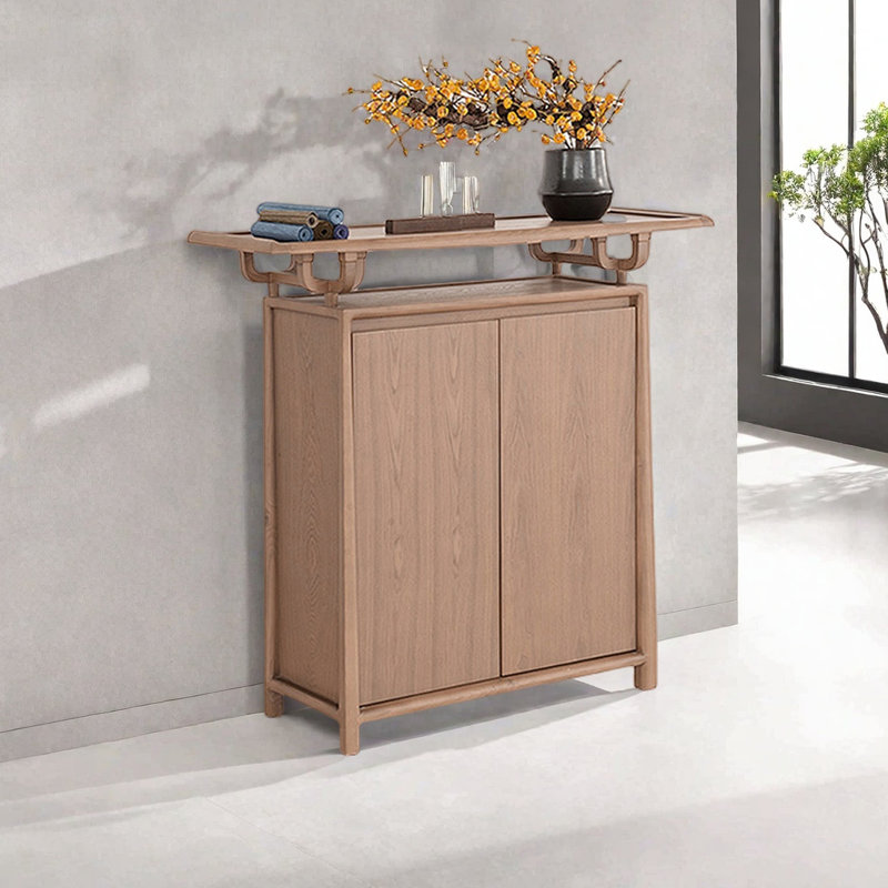 Armoire d'appoint moderne et multifonctionnelle en bois., Brun