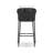 Polyethylene (PE) Wicker Outdoor Stool with Cushion-120796948-99425542-99424062