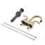 2-Handle Bathroom Sink Faucet With Pop-Up Drain