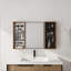 Miroir de salle de bain avec rangement