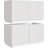 30" Wide Stackable Fluted Wooden Storage Bin, Modular Storage Cabinet with Smooth-Glide Drawers & Soft Close Doors-2064132570-2070548400