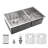 Undermount Double Bowl Kitchen Sink