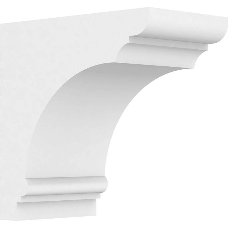 Support Standard Hughes Architectural Grade PVC, H 6 po x l 3,5 po x p 6 po