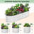 Raised Garden Bed,Galvanized Raised Bed,Garden Boxes Outdoor,Open-Ended Base Galvanized Planter,Planter Raised Boxes,Metal Garden Box for Vegetables, Flowers,Rubber Edge, Planter Garden Boxes Outdoor-278879766-278879767