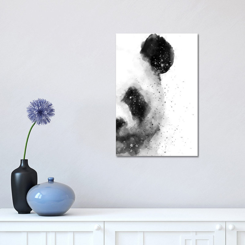 Panda at Attention 1 Piece Wrapped Canvas Painting, 45.72cm H x 30.48cm W x 1.91cm D
