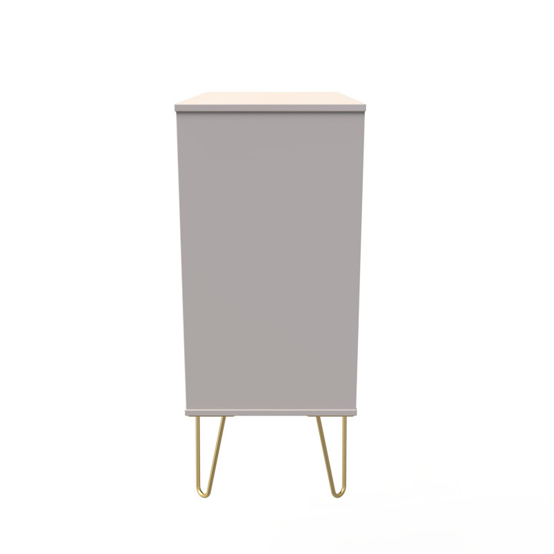 Fully Assembled Alojz 4 - Drawer Chest of Drawers, Kashmir Matt