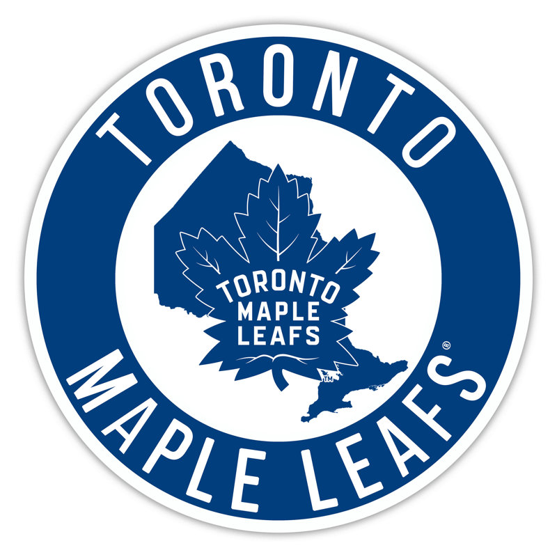 Maple Leafs Bright Line - 16 po avec cercle
