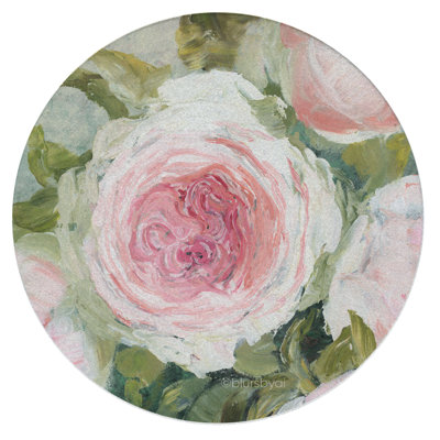 Lark Manor™ Aged Beauty 4-Pack Round Natural Sandstone Coasters