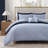 Tommy Hilfiger Trellis Flag Cotton Reversible Blue Duvet Cover Set-124987423
