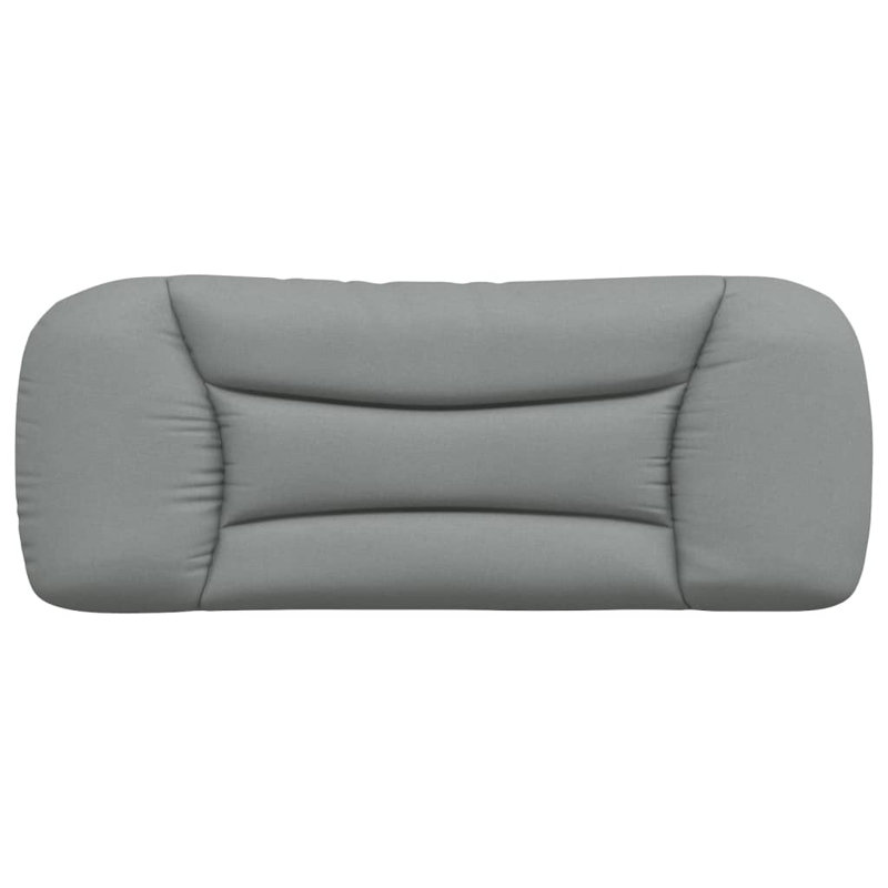 vidaXL Headboard Cushion Hvar Light Grey 100 cm Fabric, Light Gray