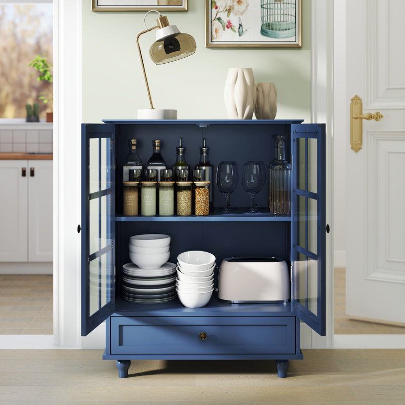 Buffet Minimalist Blue, Bleu