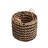 Cassia Coastal Farmhouse Handwoven Two-Tone Water Hyacinth Nesting Storage Baskets with Handles (Set of 3)-1734724593