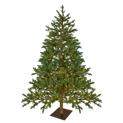 6.5' Pre-Lit LED North Pine Artificial Christmas Tree - Clear Lights