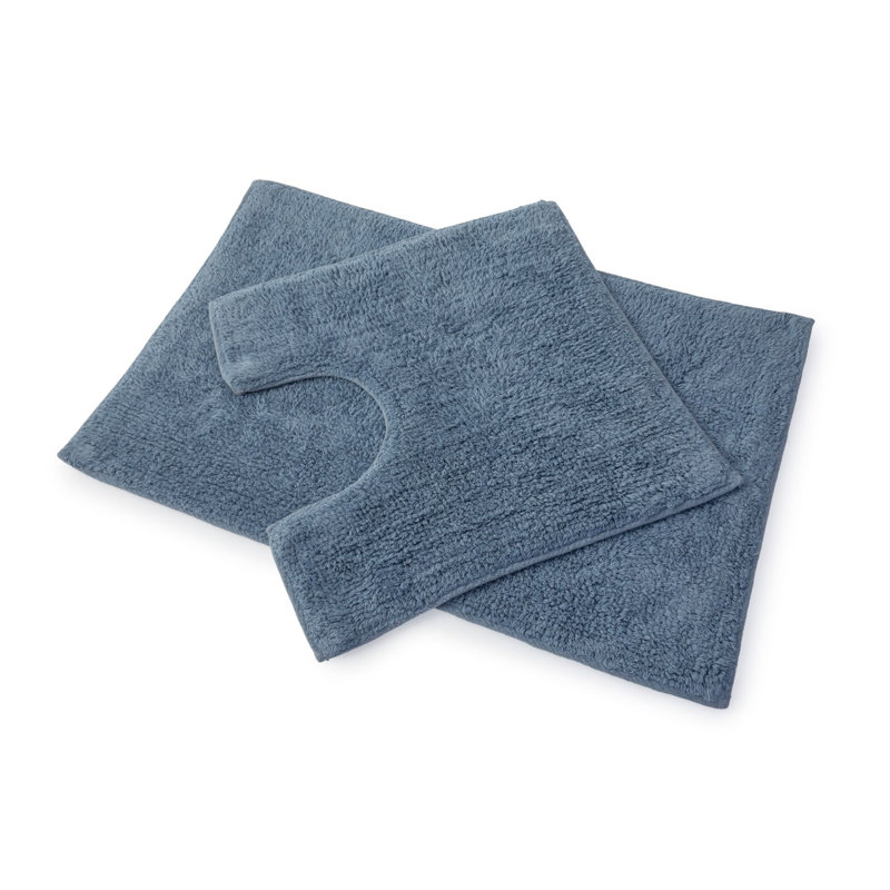 Cotton Non-Slip Set, Slate Blue