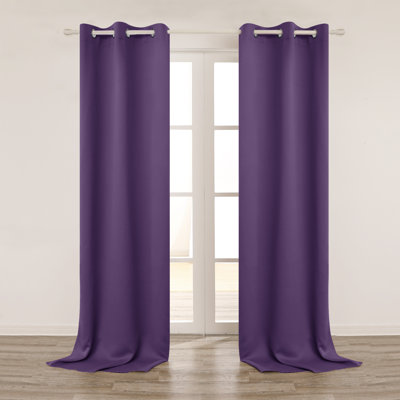 Lionel Room Darkening Curtain Single Panel