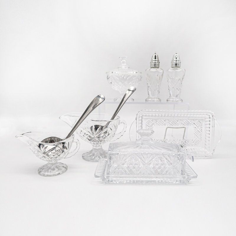 Dublin Crystal 8 Piece Hostess Serving Set